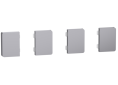 Schneider-D-Life 4 Touches Petites Acier pour Bouton Dynamiques-KNX-Module universel-MTN6194-6036