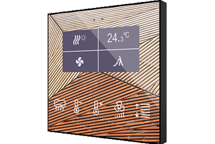 Zennio Flat Display Panneau tactile capacitif avec display ZVIFDV2