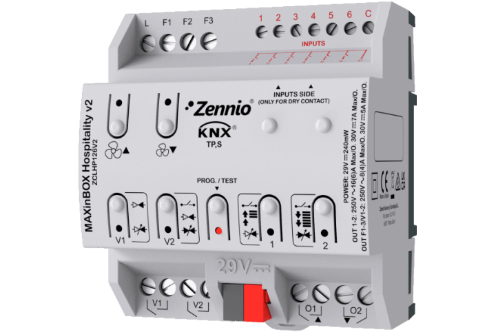 Zennio ZCLHP126V2 - MAXinBOX Hospitality v2