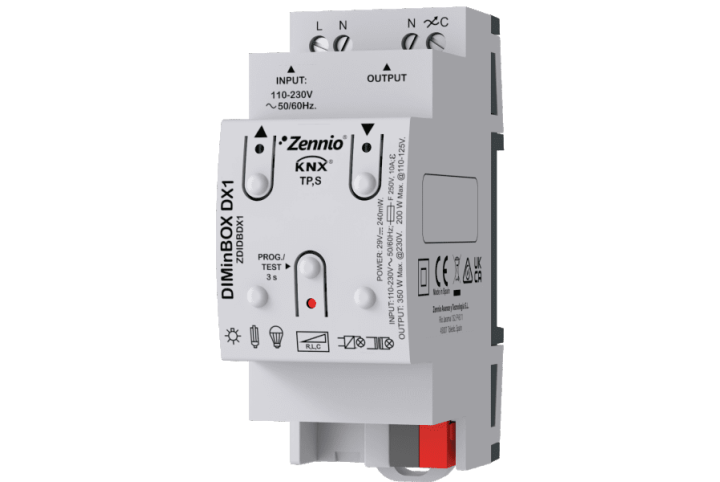 Zennio DIMinBOX DX1 Actionneur VARIATEUR Universel 1 sortie ZDIDBDX1