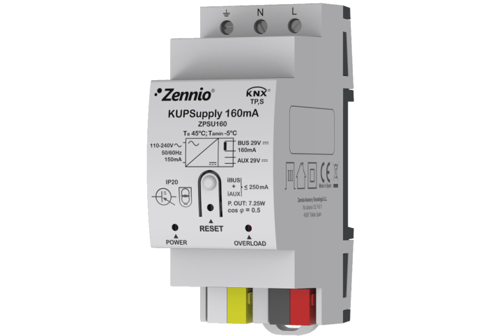 Zennio alimentation KNX KUPSupply 160 mA ZPSU160